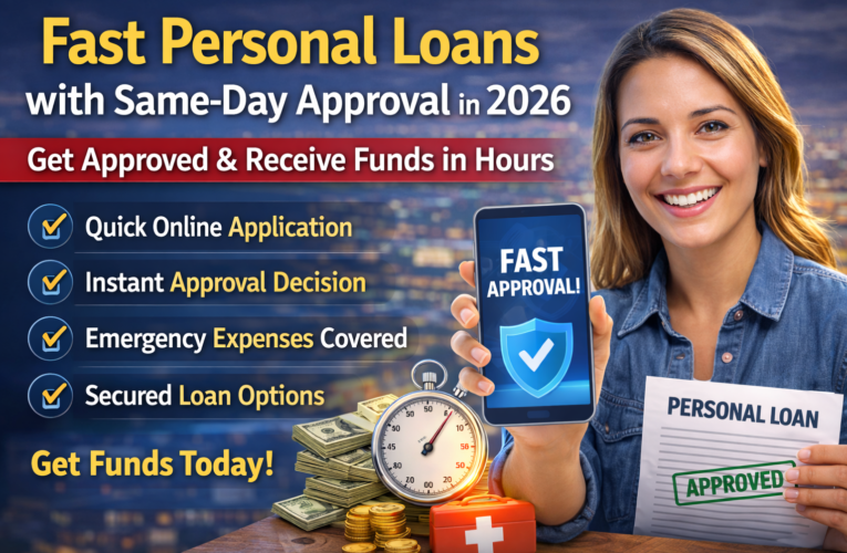 Fast Personal Loans with Same-Day Approval: How to Get Instant Cash Online