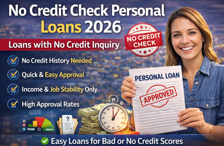 No Credit Check Personal Loans in 2026: Get Instant Approval Online
