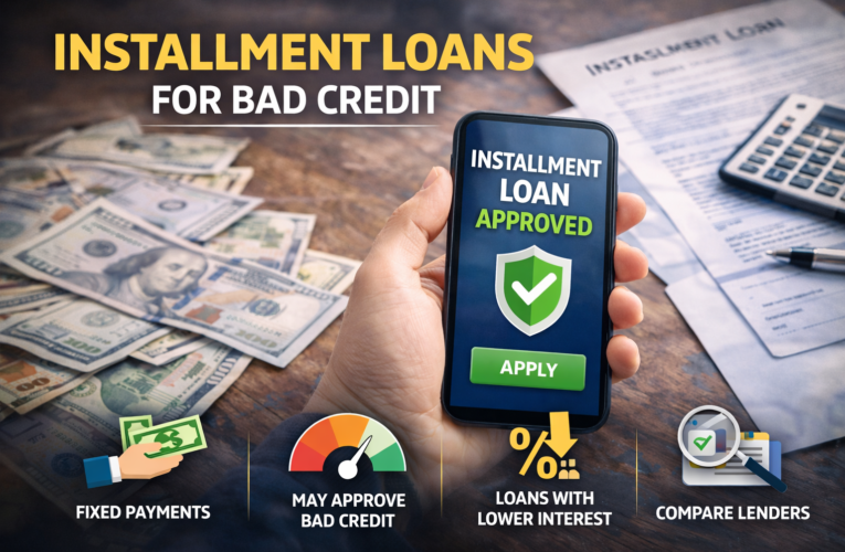 Installment Loans for Bad Credit: Easy Monthly Payment Loan Options