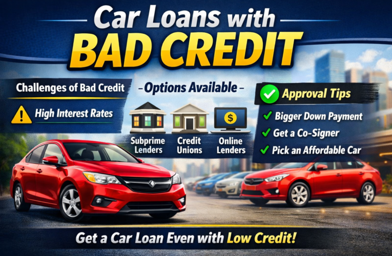 Car Loans for Bad Credit: How to Get Approved Easily in 2026