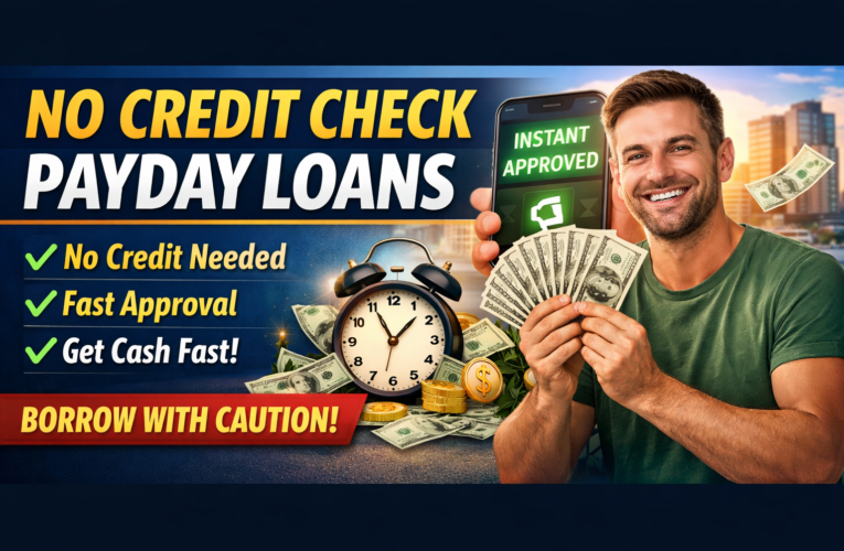 No Credit Check Payday Loans 2026: Instant Approval for Bad Credit