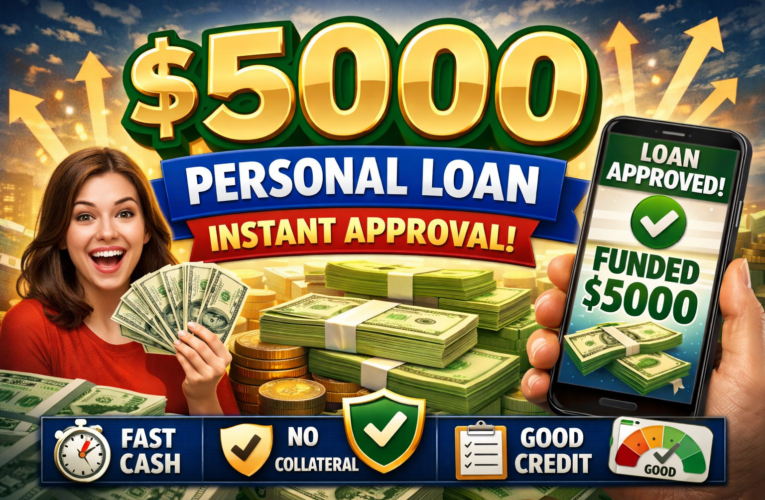 How to Get a $5000 Personal Loan with Instant Approval (Even with Bad Credit)