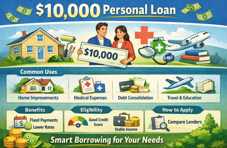 $10,000 Personal Loan: Best Rates, Instant Approval & Low Interest Options (2026 Guide)