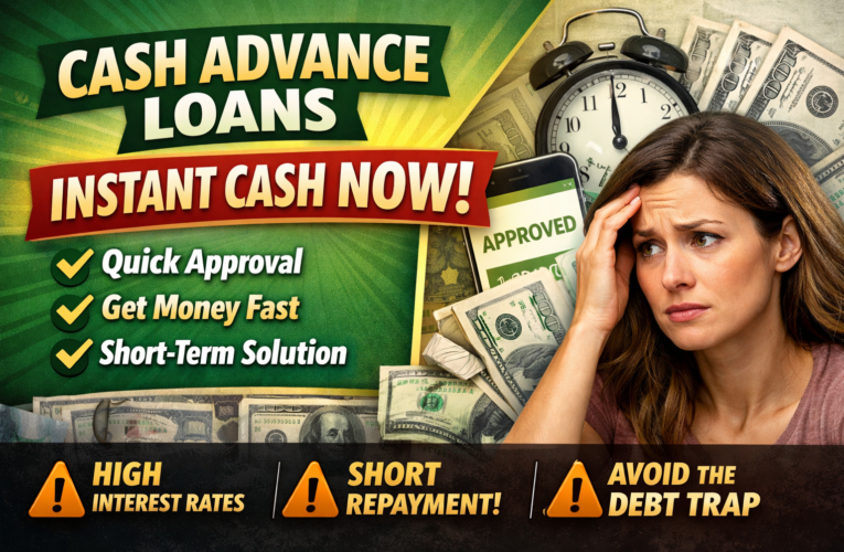Cash Advance Loans for Bad Credit – Instant Approval Options