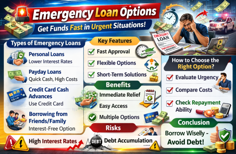 Best Emergency Loan Options in 2026 – Fast Approval & Easy Access