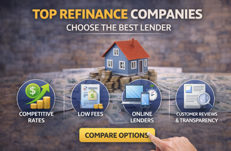 Top Refinance Companies to Lower Your Mortgage Rates and Save Money